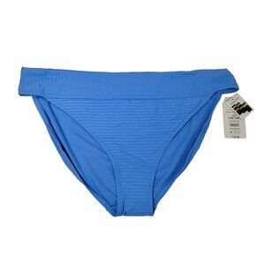 Time and Tru Womens XL Peri Ocean Blue 1X Mid Rise Bikini Bottoms